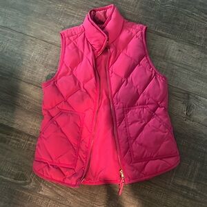 EUC jcrew puffer vest sz xs